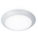 Icbinr 6 inch Nickel Flush Mount Ceiling Light, for I Can't Believe It's Not Recessed