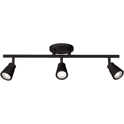 Solo 3 Light 120 Black Track Lighting Ceiling Light