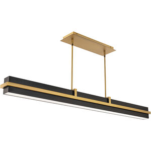 Desmond Linear Pendant Ceiling Light in 3500K, dweLED