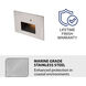 Tyler 120 3.8 watt Stainless Steel Step and Wall Lighting in 3000K, WAC Lighting