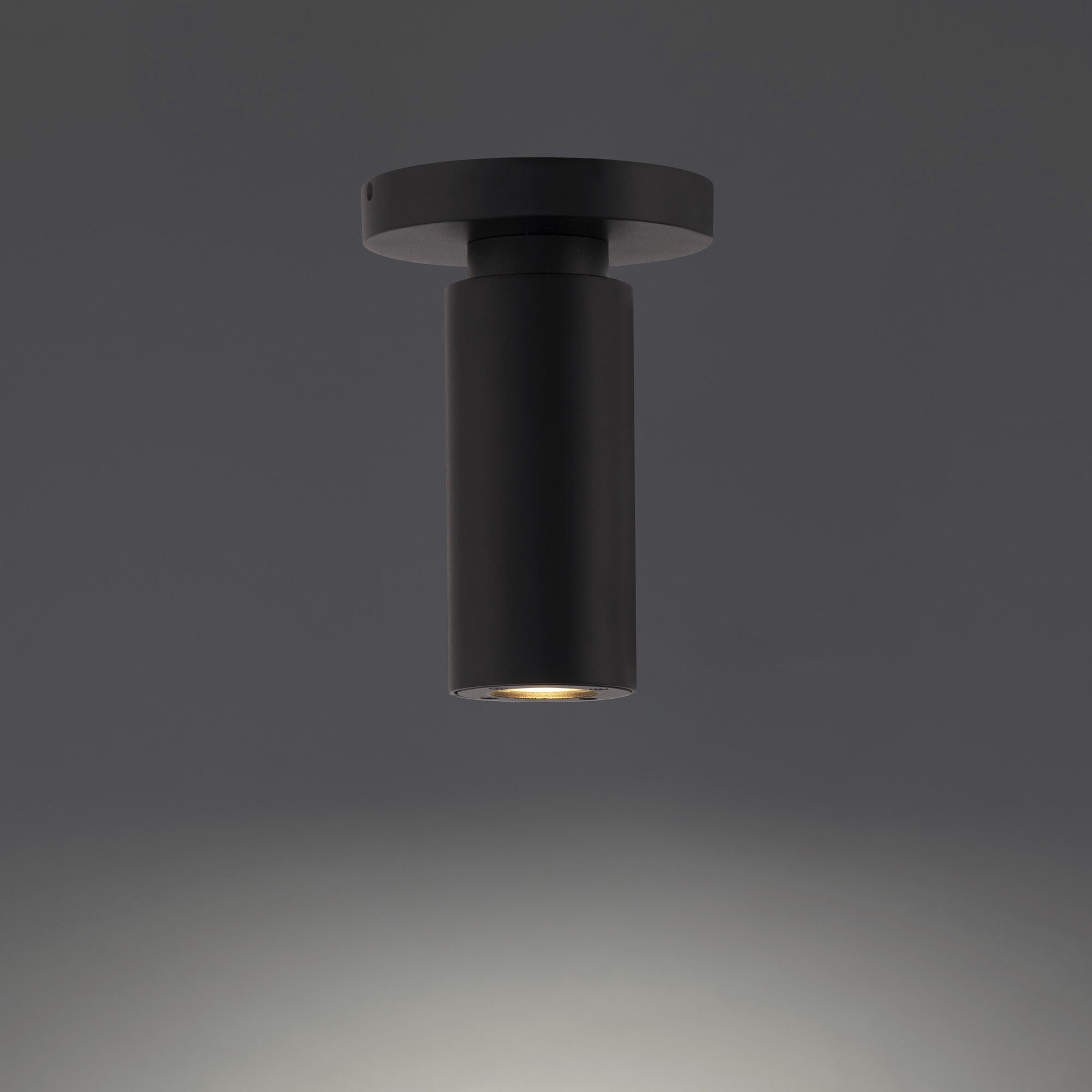 Caliber LED 2.63 inch Black Flush Mount Ceiling Light, dweLED