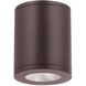 Tube Arch LED 6.25 inch Bronze Outdoor Flush in Flood, 85, 3500K