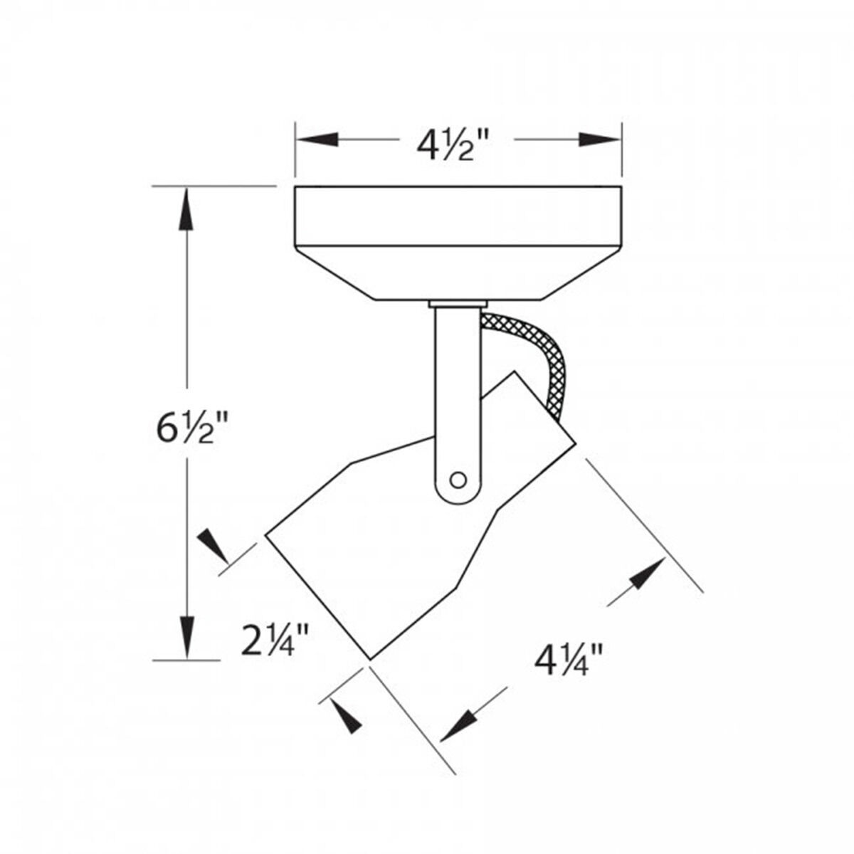 Spot 007 White 8.00 watt LED Spot Light, WAC Limited