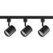 Charge 1 Light 120 Black Track Head Ceiling Light in H Track, H Track Fixture