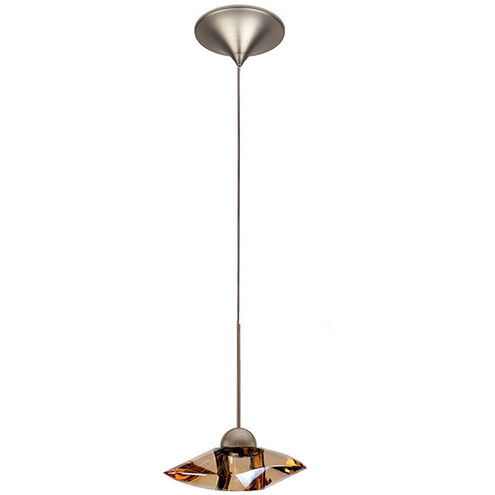 Eternity Jewelry LED 7 inch Brushed Nickel Pendant Ceiling Light in Gold (Eternity Jewelry), Canopy Mount MP