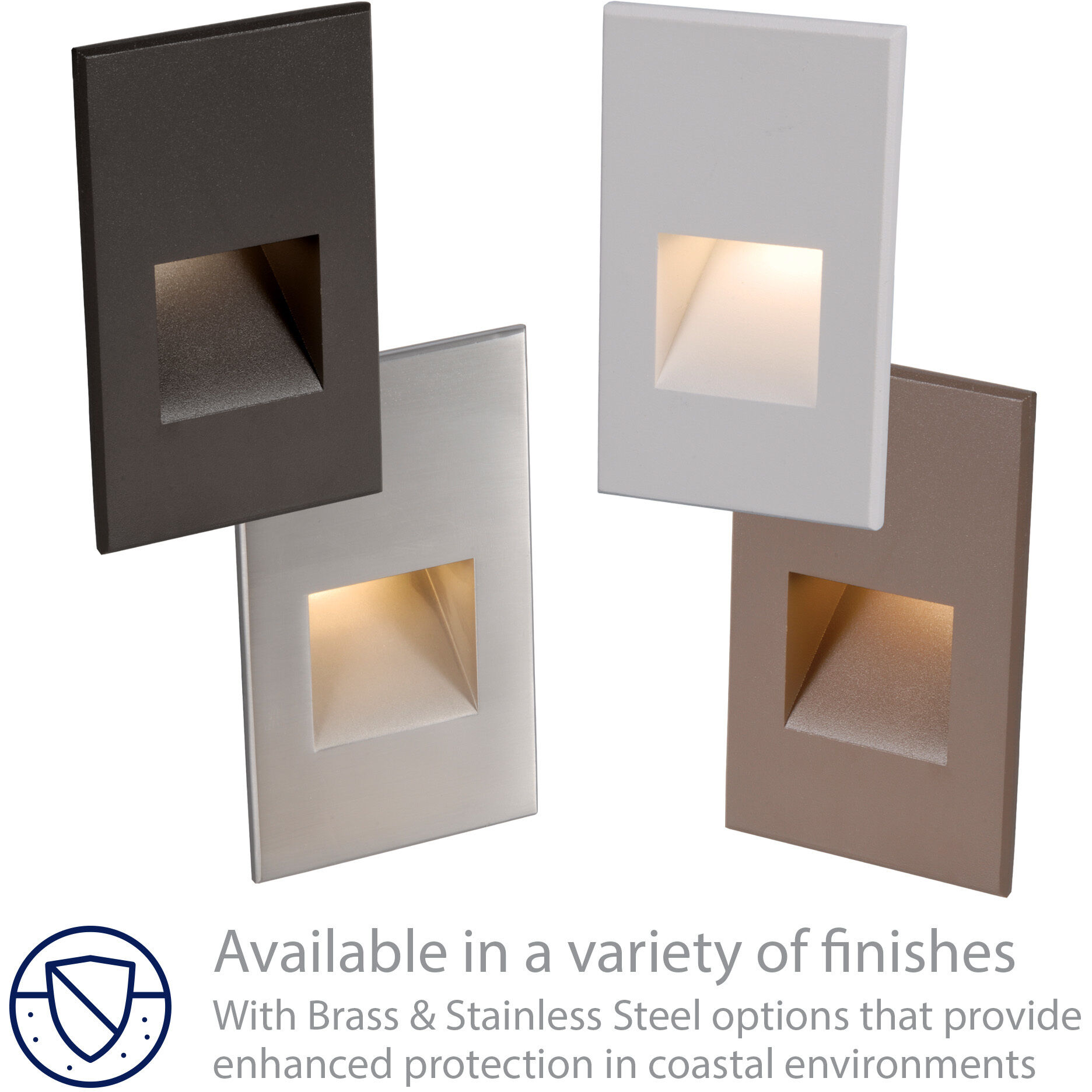 Tyler 120 3.8 watt White Step and Wall Lighting in 2700K, WAC Lighting