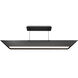 Shipmate LED 48 inch Black Linear Pendant Ceiling Light, dweLED