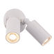Cylinder LED 5.06 inch White Outdoor Wall Light