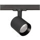 Lucio 1 Light 120 Black Track Head Ceiling Light in Asymmetrical, 90, 2700K