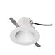 Aether LED B/Wt Recessed Lighting in 3000K, 85, Flood, Black White, Trim Only