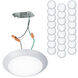 Disc LED 7.4 inch White Flush Mount Ceiling Light in 24, WAC Limited