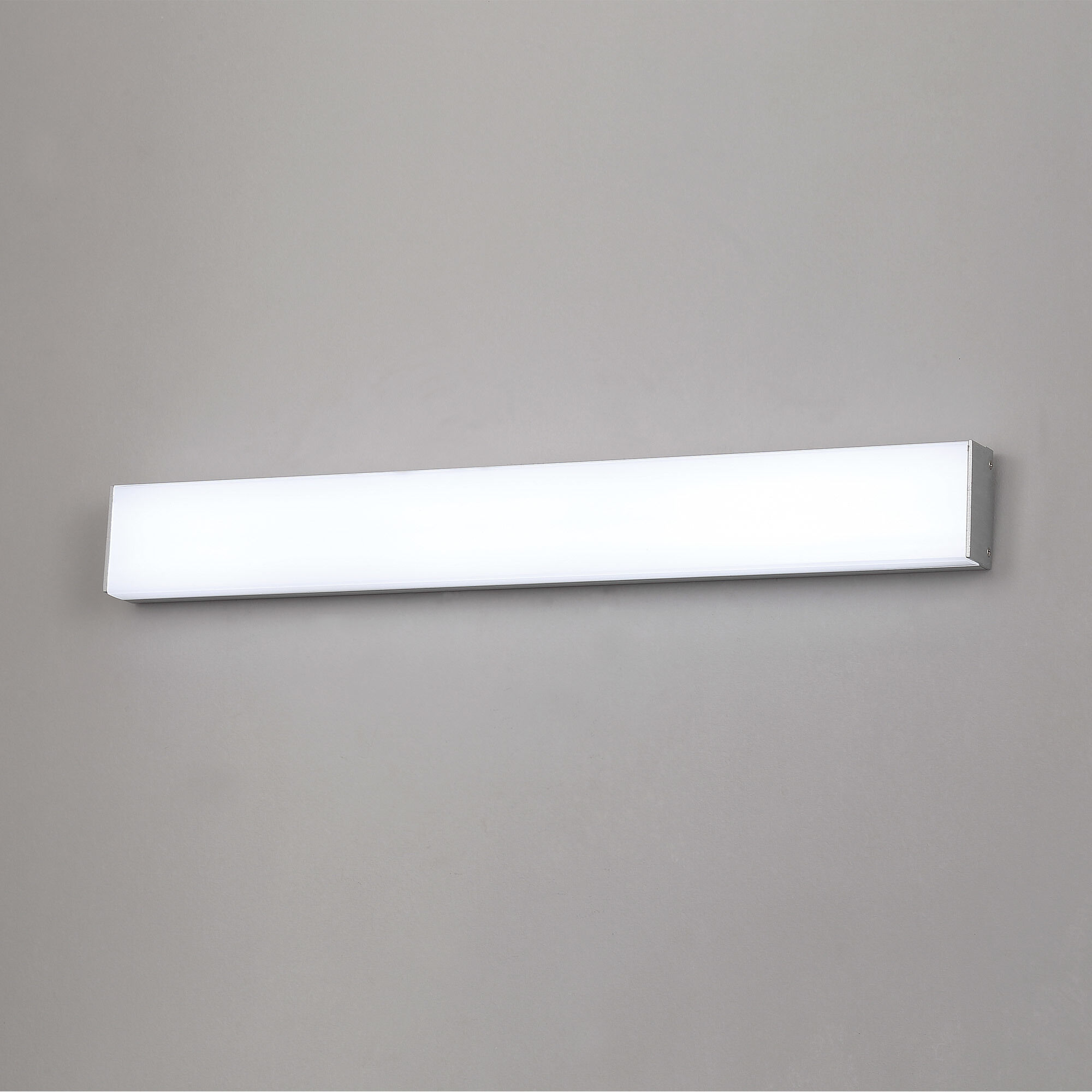 Strip LED 24 inch Brushed Aluminum Bath Vanity & Wall Light in 3000K, dweLED