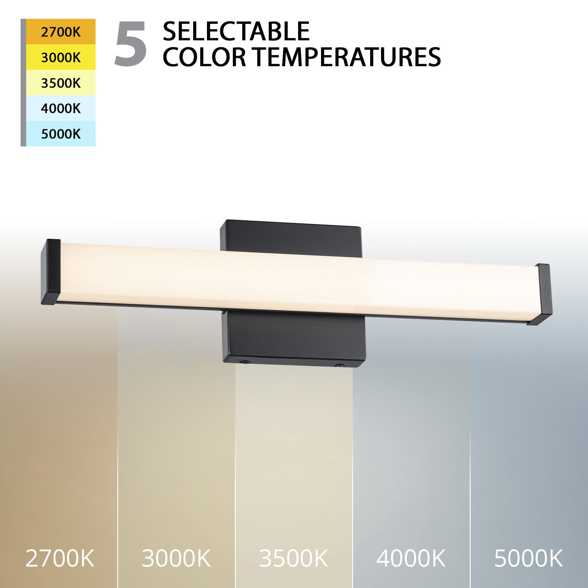 Slim Indoor Wall Lighting in Black, WAC Limited