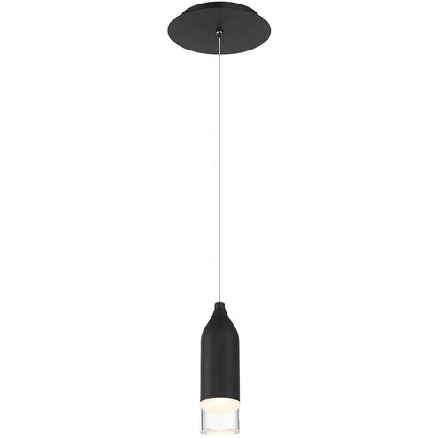 Action LED 2.38 inch Black Mini Pendant Ceiling Light, dweLED