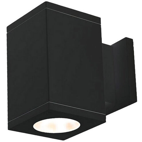 Cube Arch LED 4.5 inch Black Sconce Wall Light in Flood, 85, 3000K, Straight Up/Down