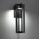 Chamber LED 25 inch Black Outdoor Wall Light, dweLED