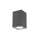 Cube Arch LED 5.5 inch Graphite Outdoor Flush in Flood, 85, 3500K
