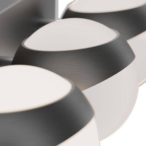 Tripoli LED 20 inch Brushed Nickel Bath Vanity & Wall Light in 3500K, dweLED