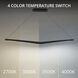 Alleron Linear Pendant Ceiling Light in 3500K, Black, dweLED