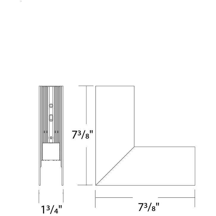 Ventrix Black Track Component Ceiling Light