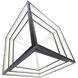 Atlas LED 35.25 inch Black Chandelier Ceiling Light, dweLED