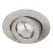 Ocularc LED Brushed Nickel Recessed Lighting in Narrow, 3000K