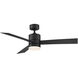 San Francisco 52 inch Matte Black Downrod Ceiling Fans, Smart Fan