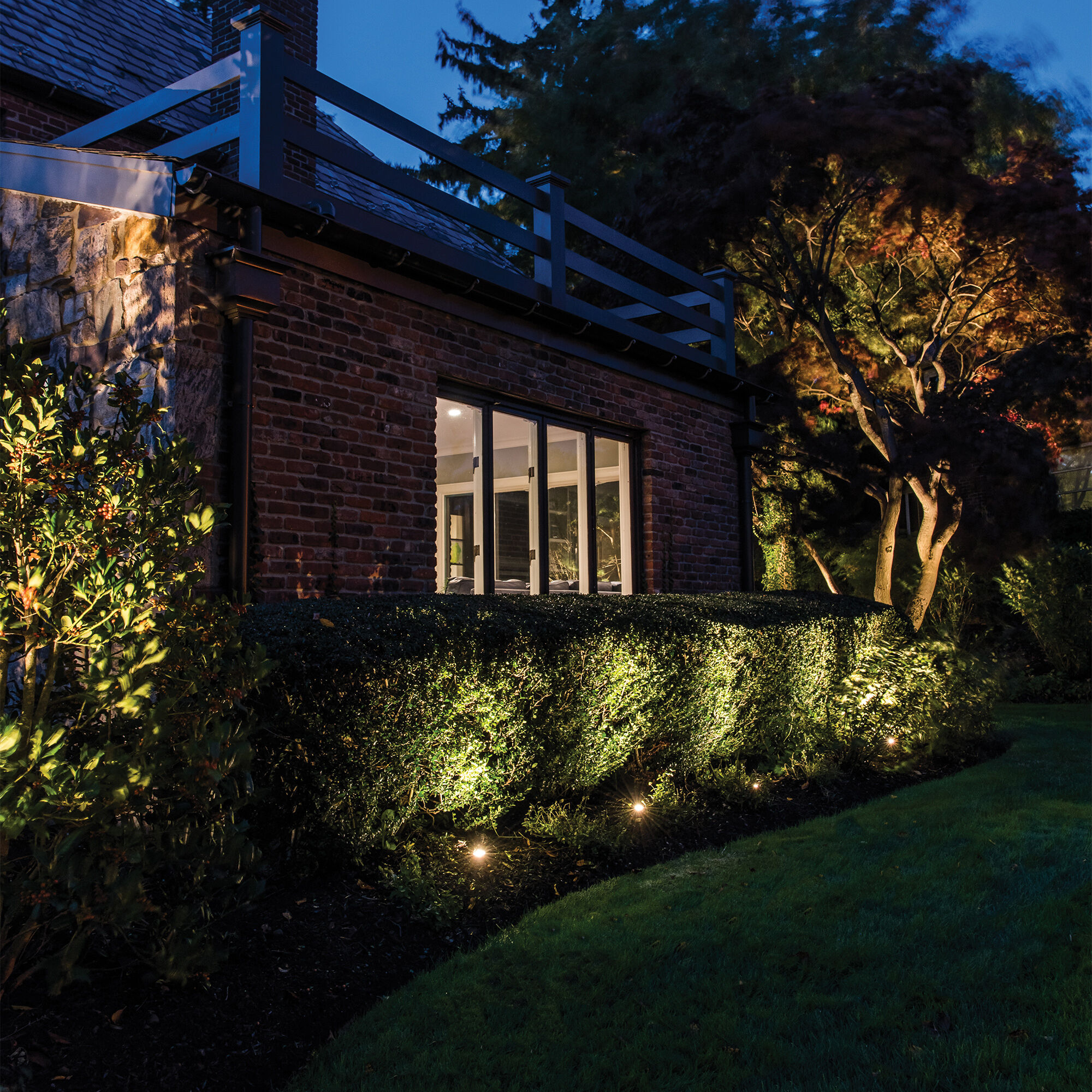 Tyler 12 2 watt Stainless Steel Path Lighting in 2700K, WAC Landscape