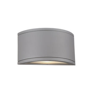 Tube LED 4 inch Graphite Outdoor Wall Light