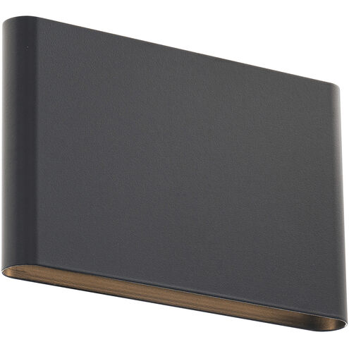 Tablet LED 5.5 inch Black Outdoor Wall Light