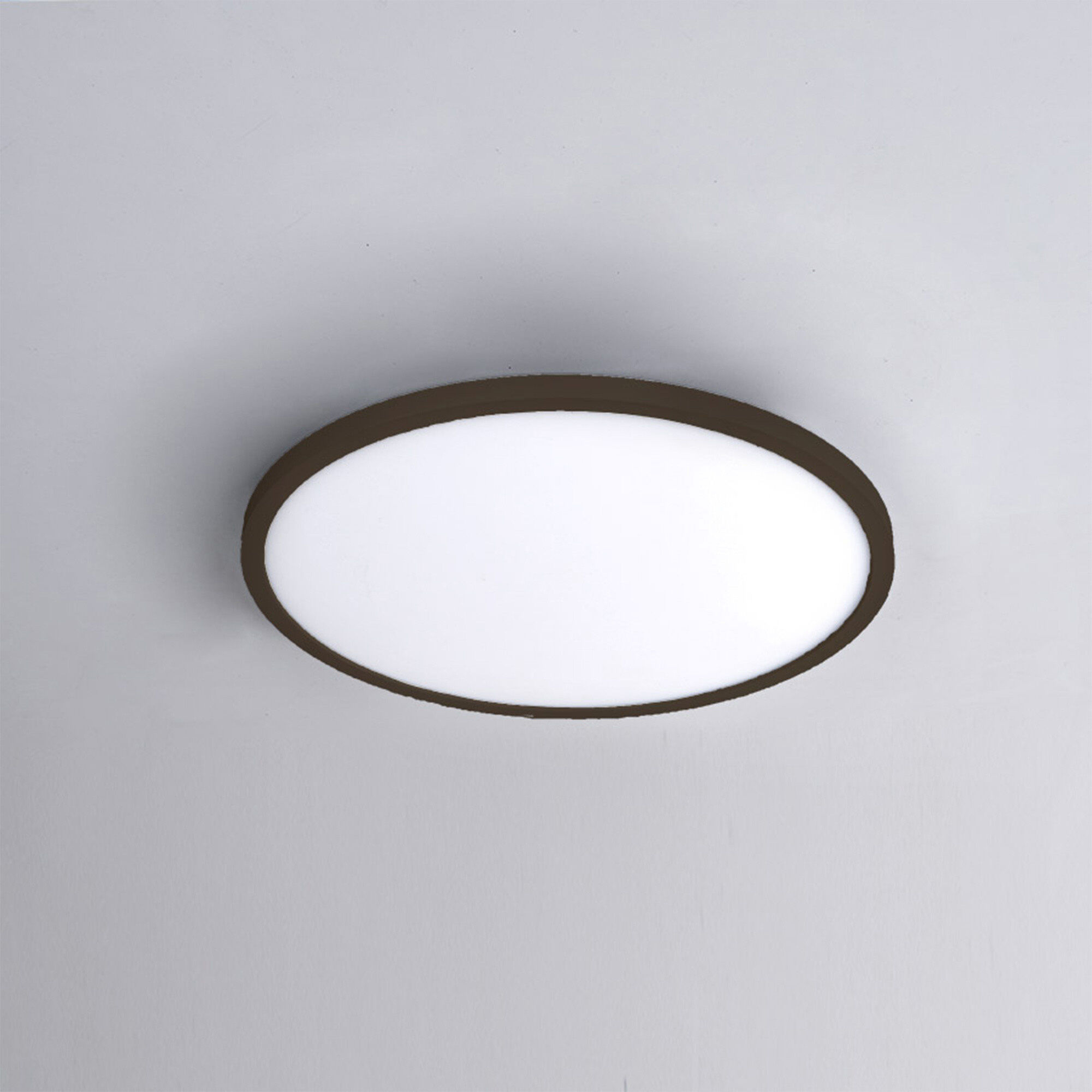 Round LED 11 inch Bronze Flush Mount Ceiling Light in 3500K, WAC Limited