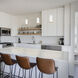 Pedistal LED 6 inch White Pendant Ceiling Light in 2700K, dweLED