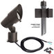 WAC 120V Accent Light 120 3.5 watt Solid Brass Coated in Bronze Accent Light, WAC Landscape