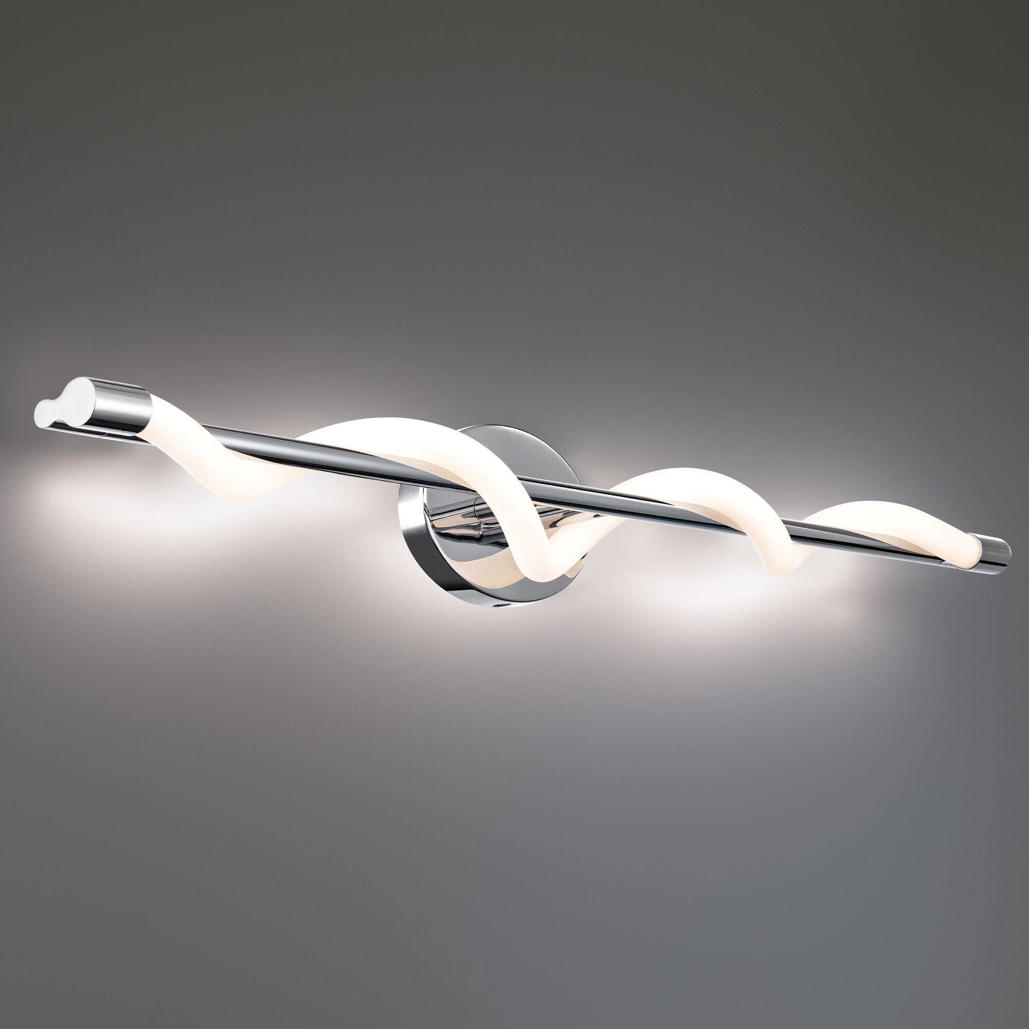 Jasmine LED 37 inch Chrome Bath Vanity & Wall Light, dweLED