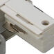 Recessed Live End Connector 1 Light 120 White Track Accessory Ceiling Light