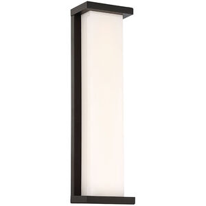 Case LED 20 inch Black Outdoor Wall Light, dweLED