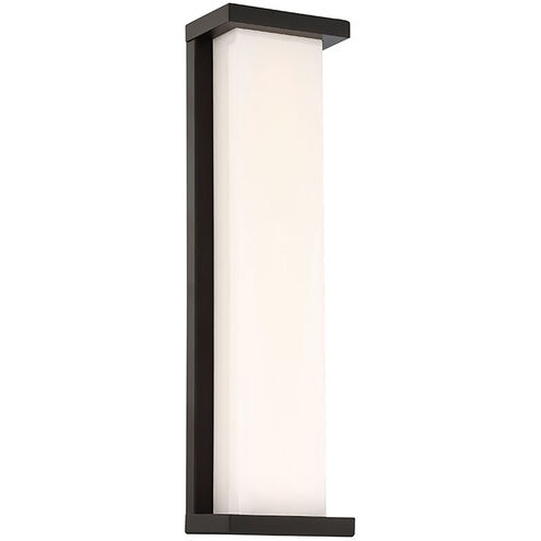 Case LED 20 inch Black Outdoor Wall Light, dweLED