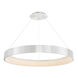 Corso LED 42.5 inch Brushed Aluminum Pendant Ceiling Light in 43in, dweLED