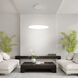 Illusion LED 34.63 inch Titanium Pendant Ceiling Light, dweLED
