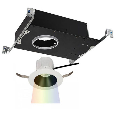 Aether LED B/Wt Recessed Lighting in 3000K, Black/White, Trim Only