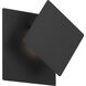 Greet Wall Sconce Wall Light in 4000K, Black, dweLED