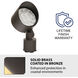 Colorscaping Solid Brass Coated in Bronze Low Voltage Power Accent, Colorscaping