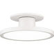 Twist-N-Lite LED 8 inch White Semi-Flush Mount Ceiling Light