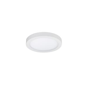 Round LED 5 inch White Flush Mount Ceiling Light in 3500K, 5in