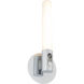 Clare LED 5.5 inch Chrome Bath Vanity & Wall Light, dweLED