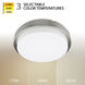 Lithium LED 15.85 inch Brushed Nickel Flush Mount Ceiling Light, WAC Limited