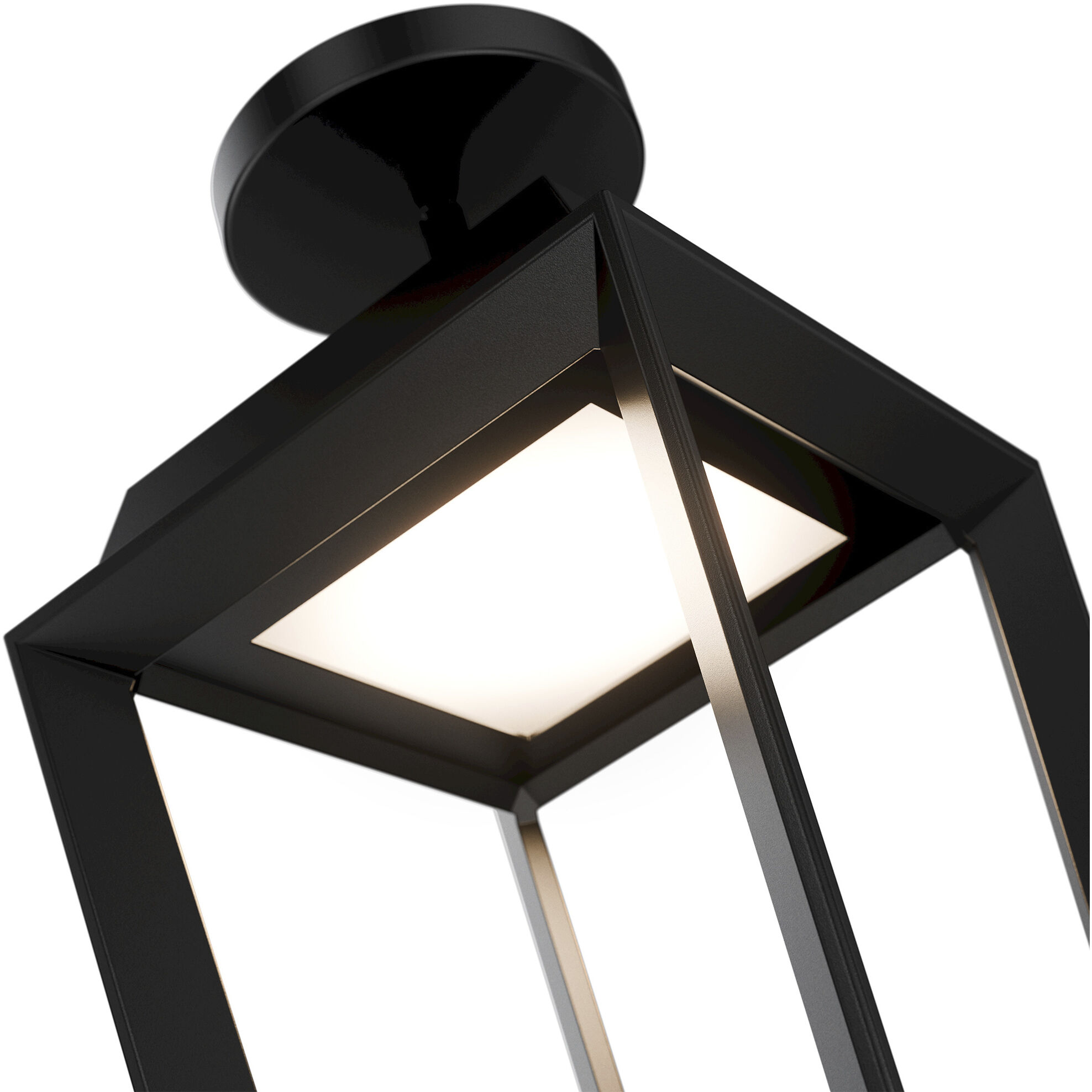 Levee LED 12 inch Black Outdoor Mini-Pendant, dweLED
