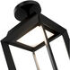 Levee LED 12 inch Black Outdoor Mini-Pendant, dweLED