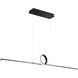 Loophole LED 2.38 inch Black Pendant Ceiling Light, dweLED