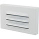 WAC 12V Surface Mounted Step Light LED 5 inch White ADA Step and Wall Light in 3000K Warm White LED, WAC Landscape